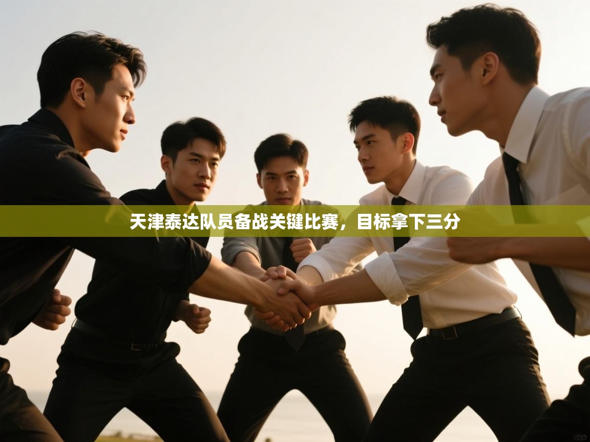 天津泰达队员备战关键比赛，目标拿下三分  第1张