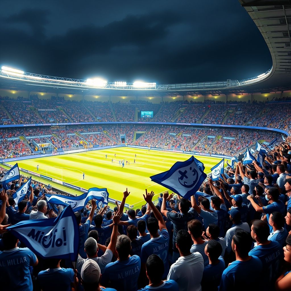 半岛体育官网-阿尔希拉尔球迷现场助威，球队斗志昂扬